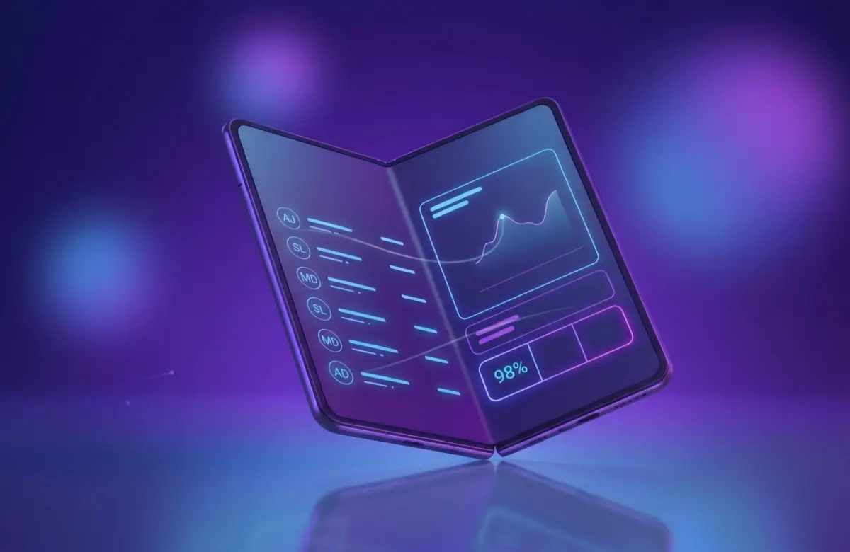 How to prepare an application for a folding screen?